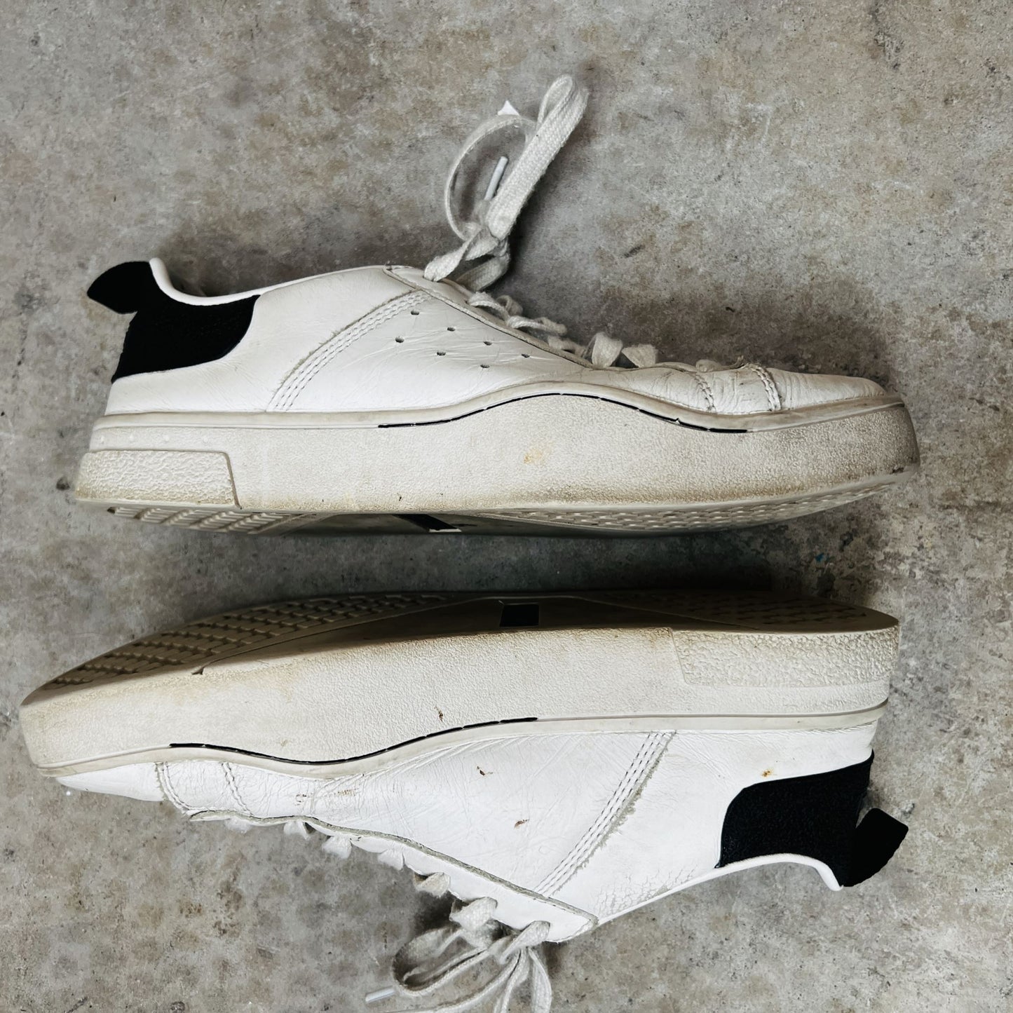 DIESEL / S clever low white leather sneakers / 39 (3850103241448134968)