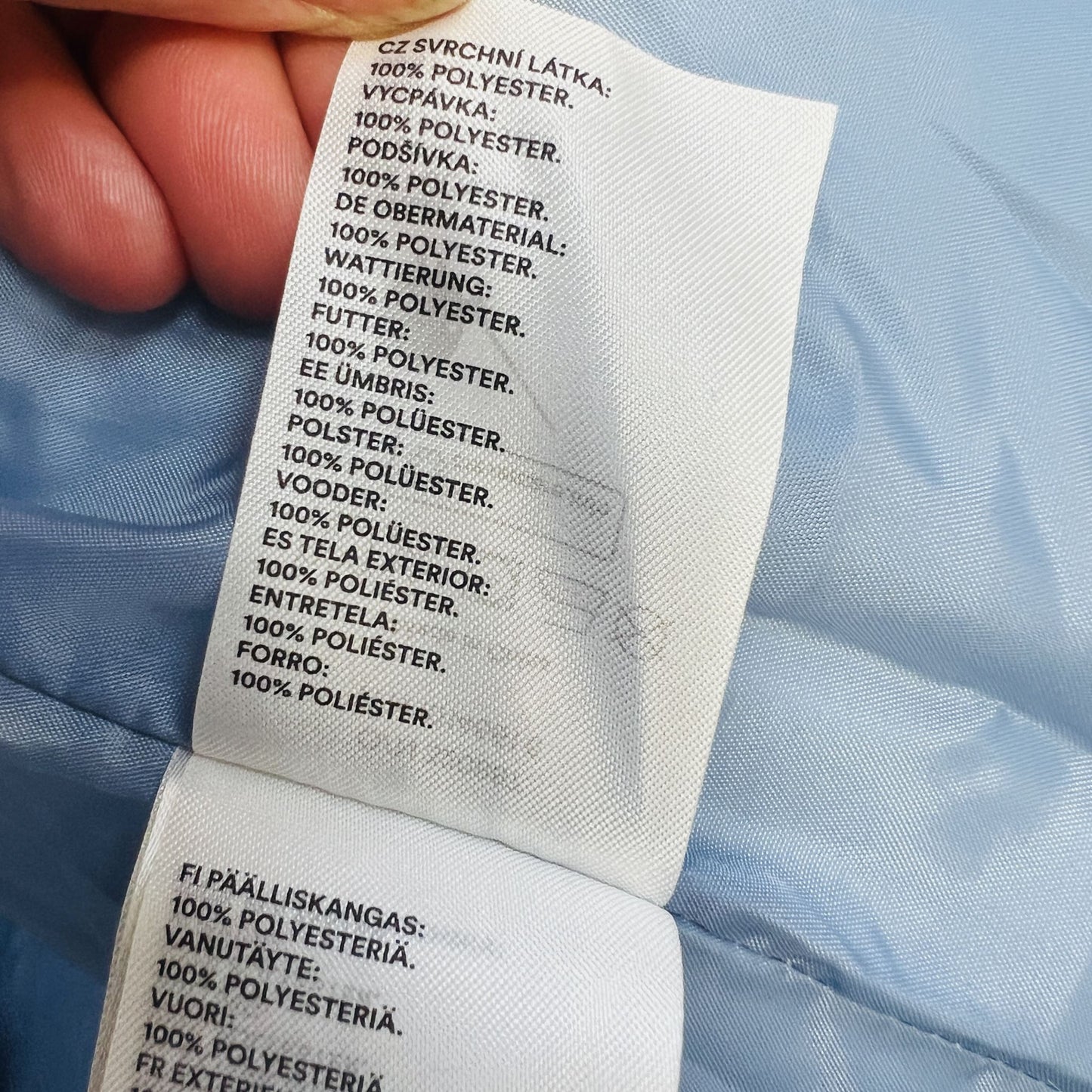MONKI / padded jacket in baby blue / XXL (3853328835757591399)