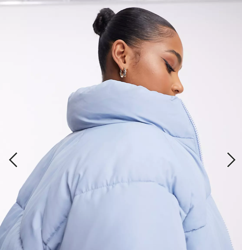 MONKI / padded jacket in baby blue / XXL (3853500811067967845)