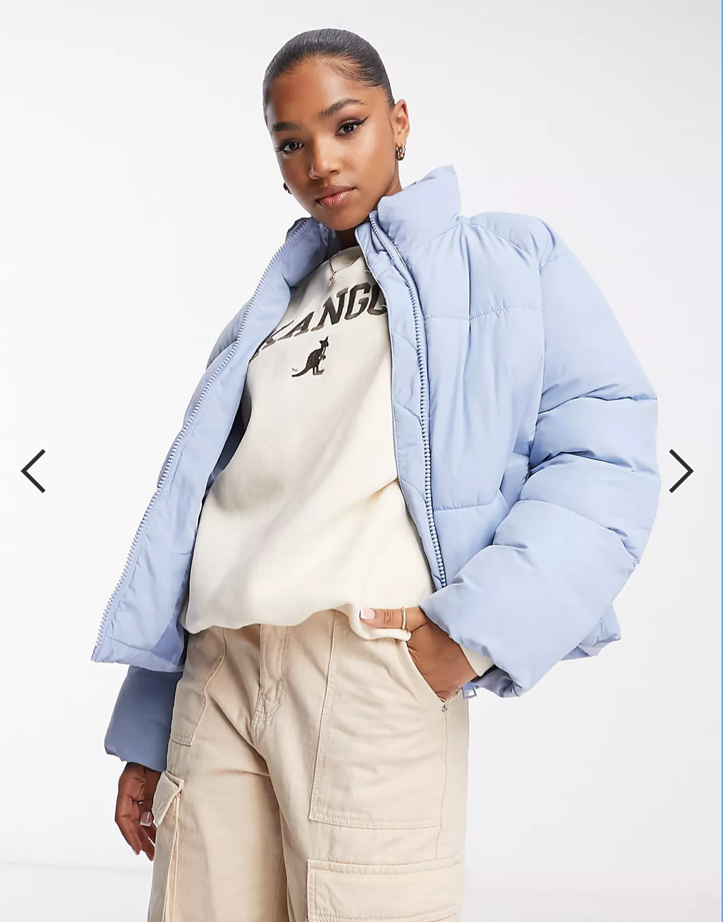 Monki puffer jacket cheap