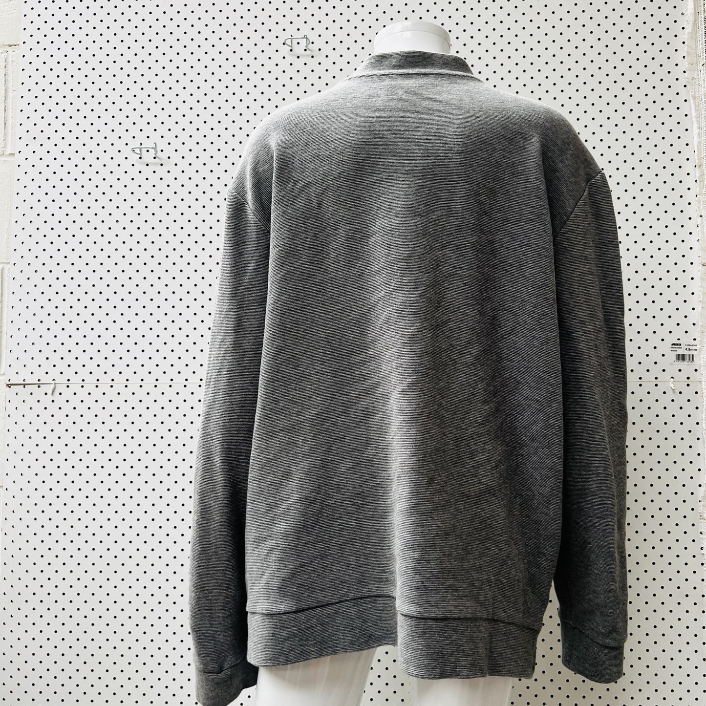 COS / soft zip front jacket / grey / XL Jackets