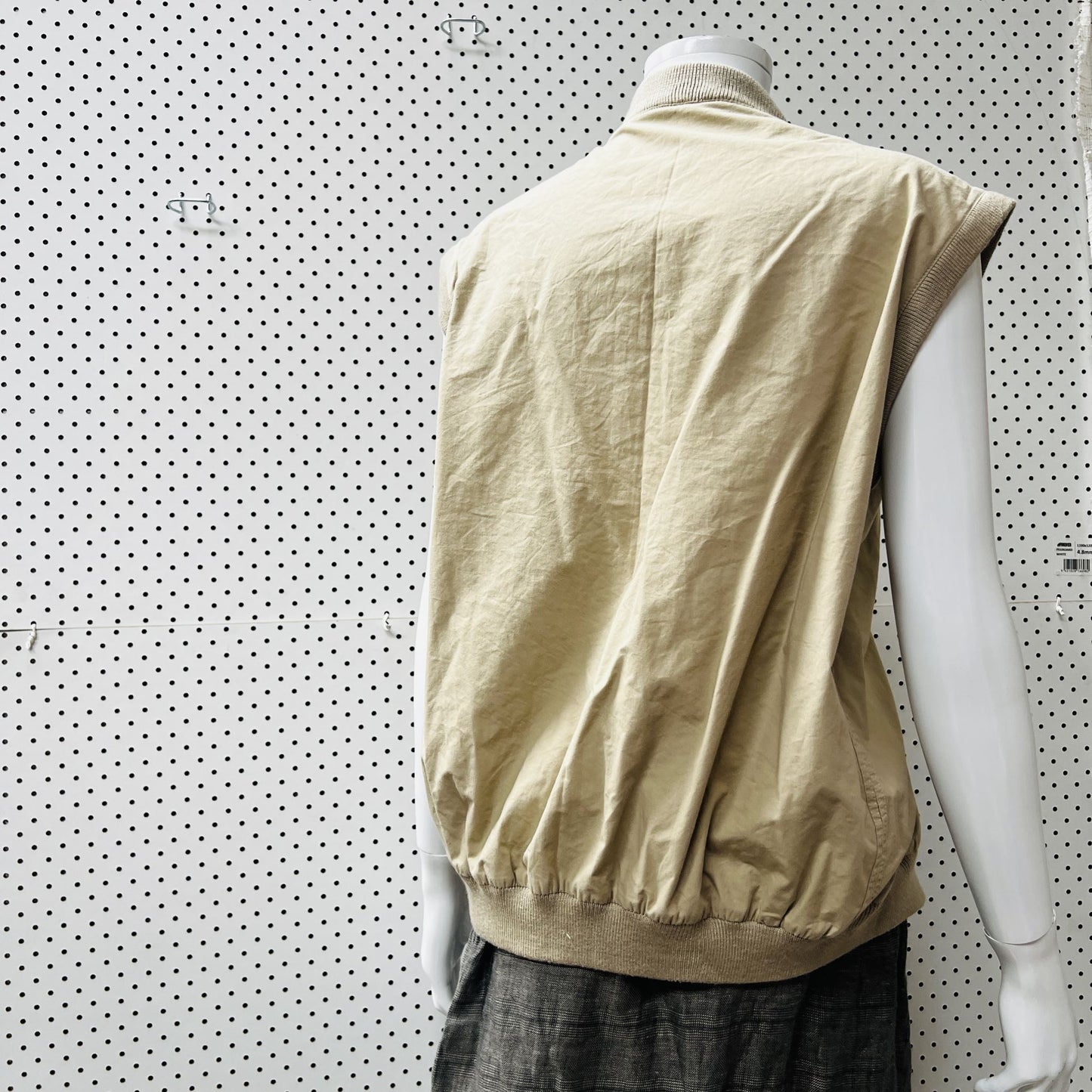 vintage / dome front vest / s/m (3854882975164906343)