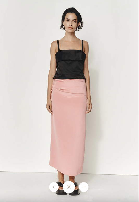 MARLE / iris skirt in silk / 12 / new with tags / $380rrp (3855549549541757530)