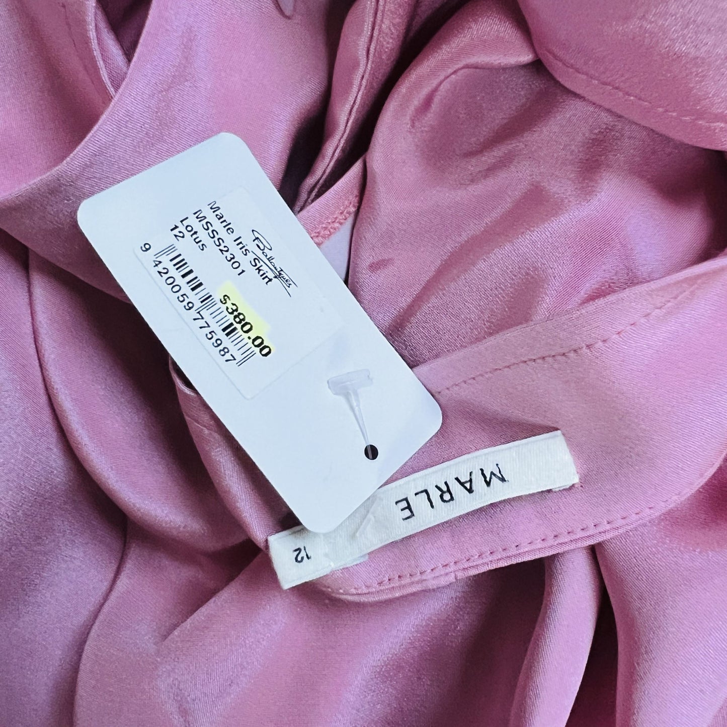 MARLE / iris skirt in silk / 12 / new with tags / $380rrp (3855653598422601495)