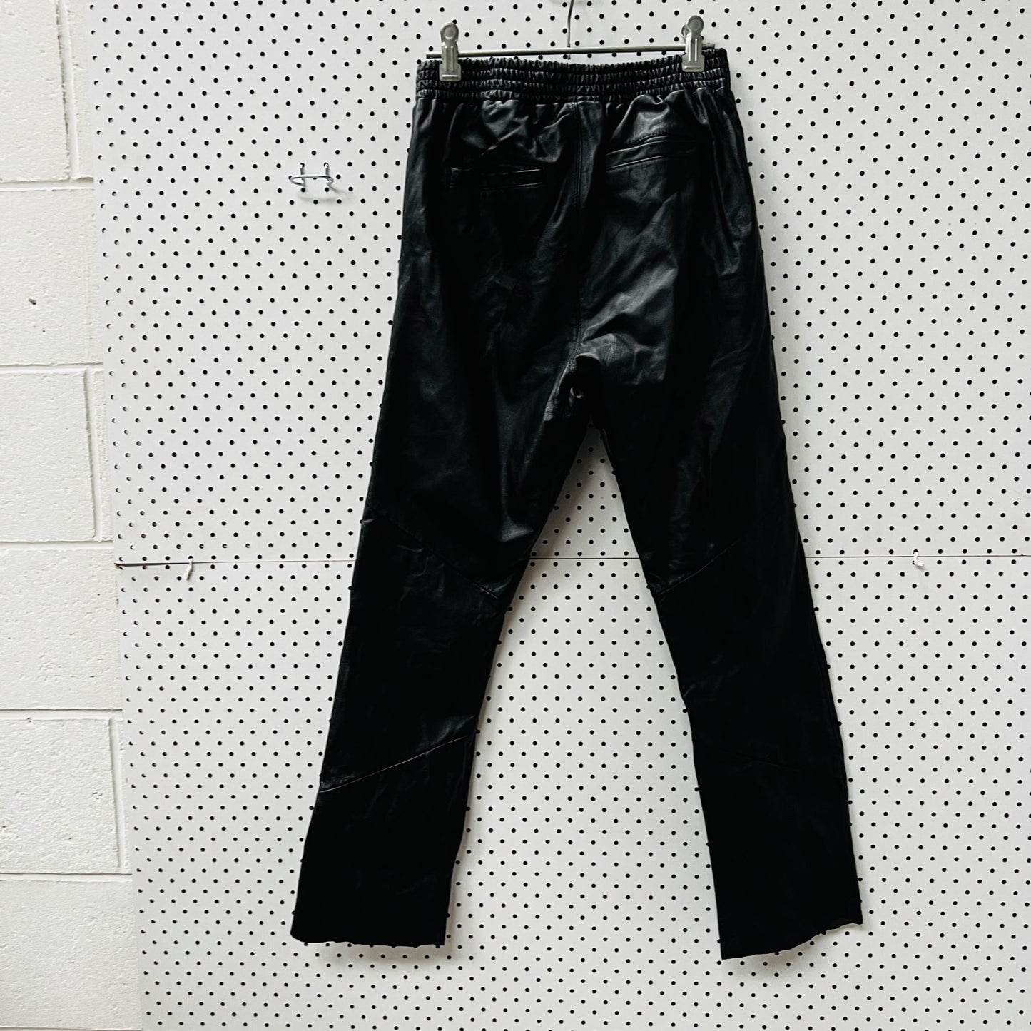 ONE TEASPOON / leather joggers / s (3856768846355388896)