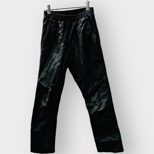 ONE TEASPOON / leather joggers / s (3856769228302538642)