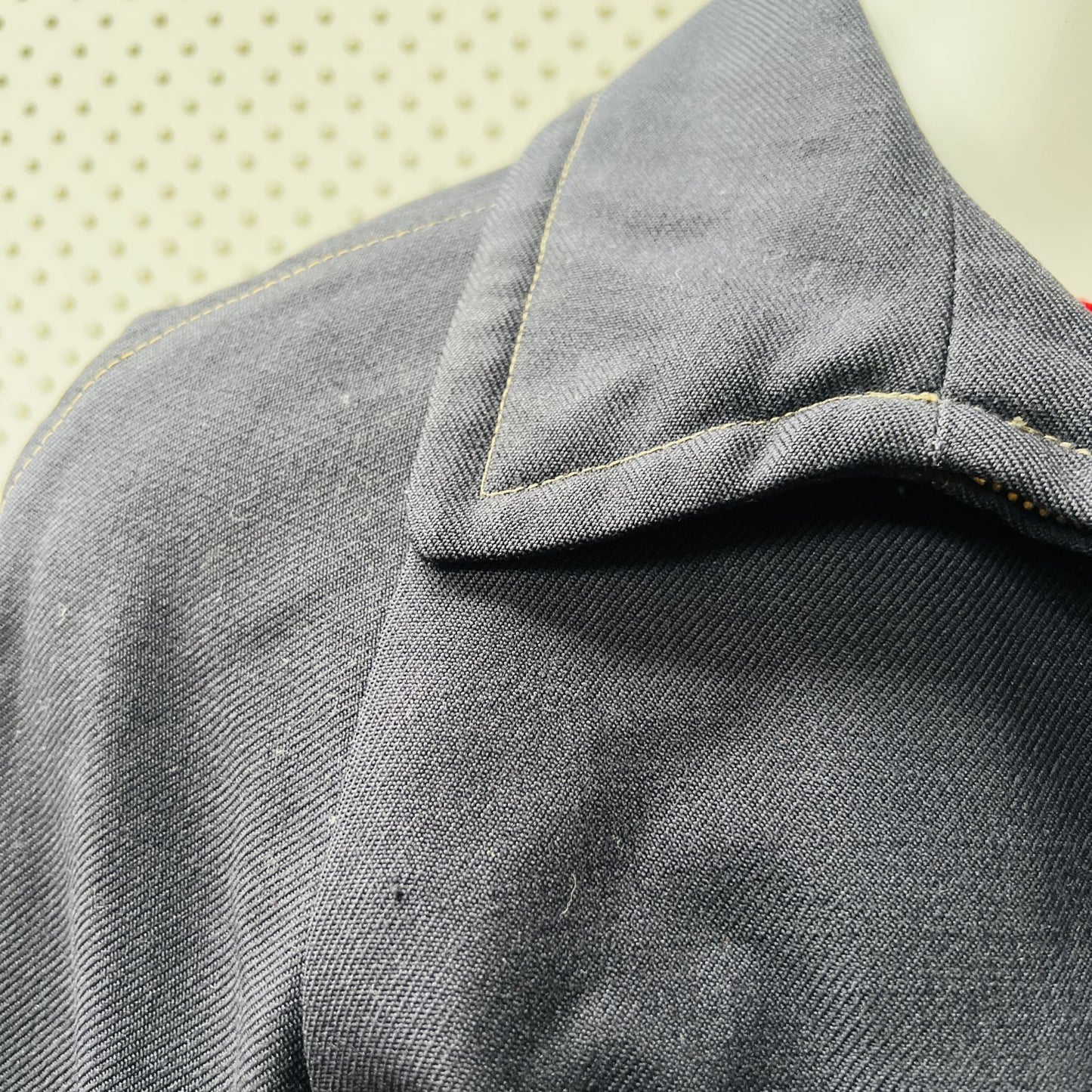 vintage / wool jacket / zip front / m/l Jackets