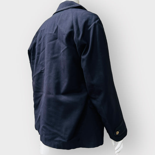 vintage / wool jacket / zip front / m/l (3857212720946781972)