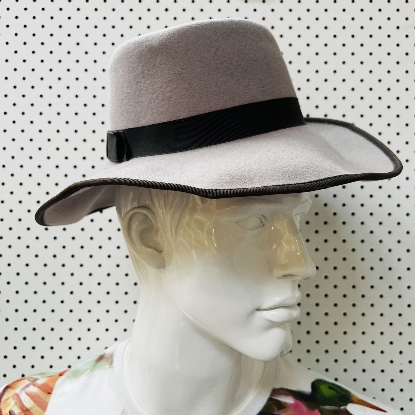 nz vintage / the hat factory / wool brimmed hat / s (3857286734510245566)