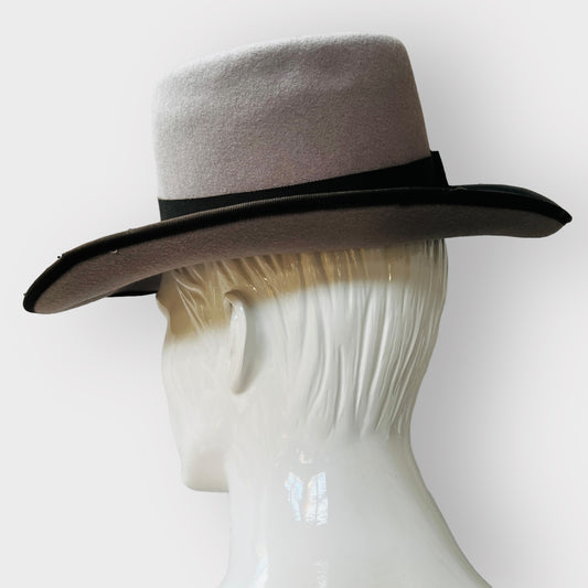 nz vintage / the hat factory / wool brimmed hat / s (3857294251271347753)