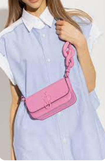 JW ANDERSON / tonal chant baguette bag in pink / $1300rrp / brand new with tags (3857496657611081216)