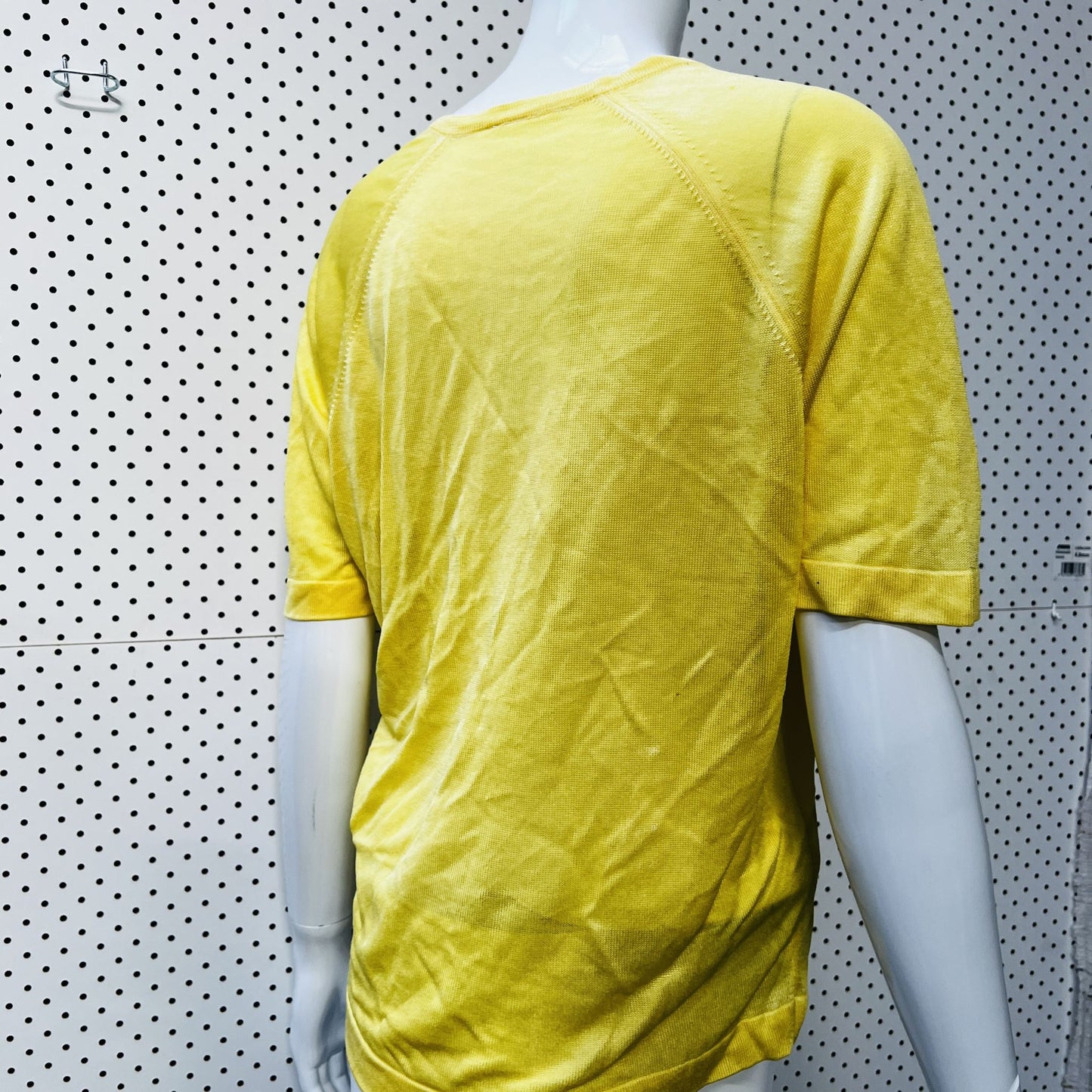 butter yellow / slinky knit tee / s/m (3857805468556557843)