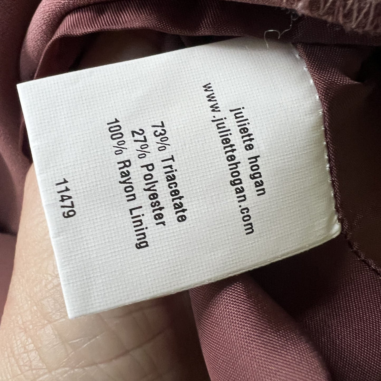 JULIETTE HOGAN / sleeveless dress in dusky rose pink / s Dresses