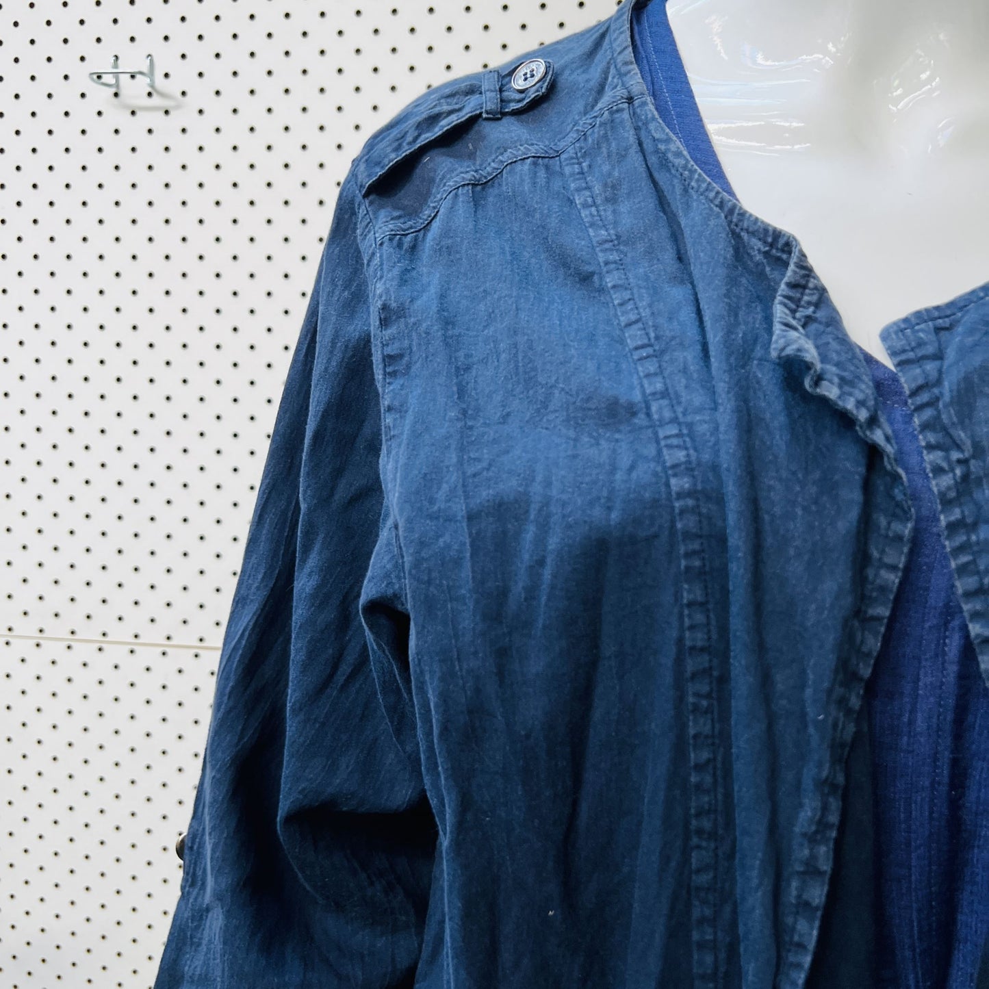 KAFFE CLOTHING / blue lightweight jacket / 44 (3859828206605833940)
