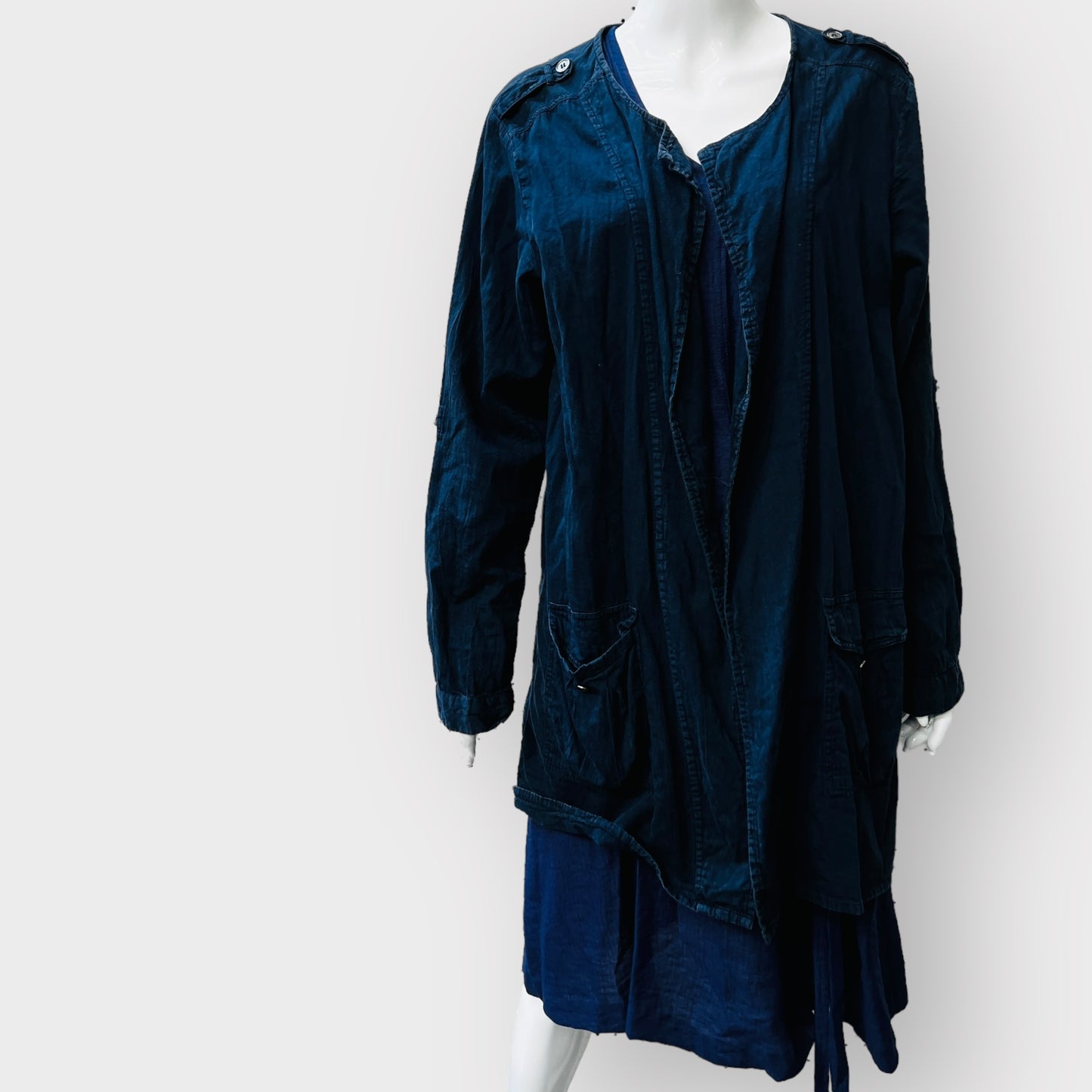 KAFFE CLOTHING / blue lightweight jacket / 44 (3859871336890548346)