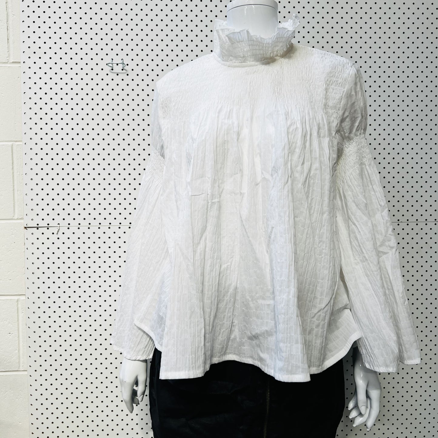 KAREN WALKER / suki organic cotton top / 12 / new with tags / $425rrp (3860225610075694838)