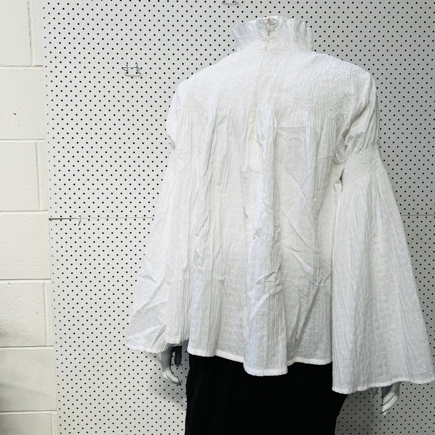 KAREN WALKER / suki organic cotton top / 12 / new with tags / $425rrp (3860225626306945686)