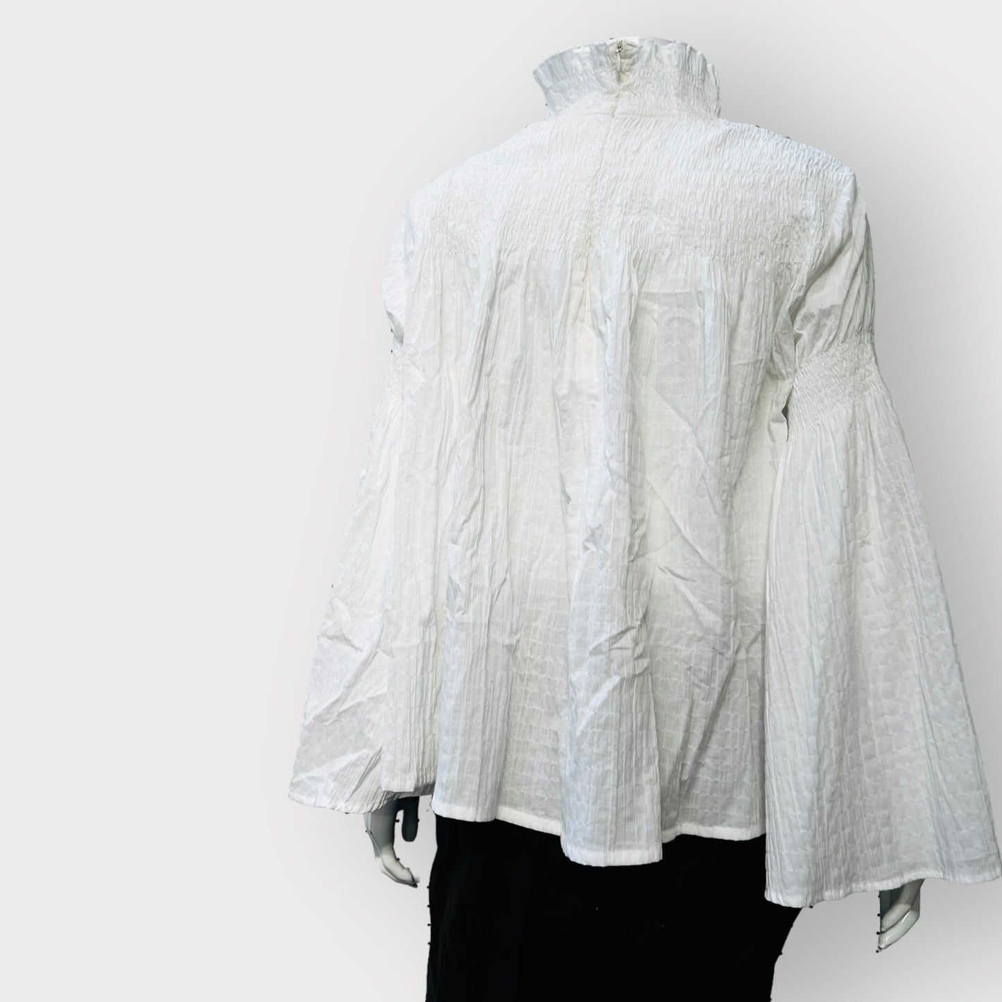 KAREN WALKER / suki organic cotton top / 12 / new with tags / $425rrp (3860226166063148220)