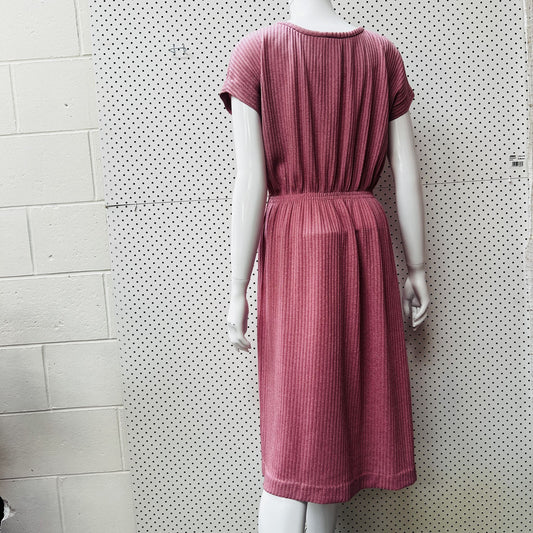 nz vintage / 1970s SUE BRETT / pink dress / s (3860831824290232122)