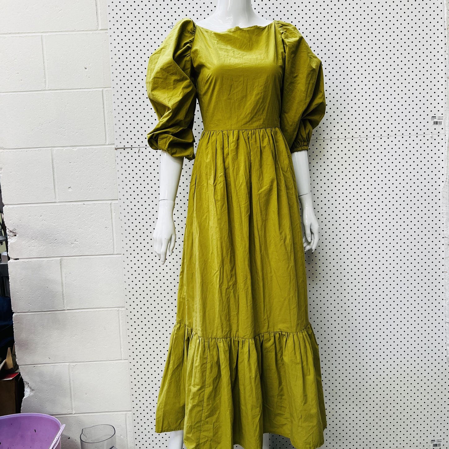 Florence Eugene / Antoinette Dress in green / s / made in nz (3861189588217058830)