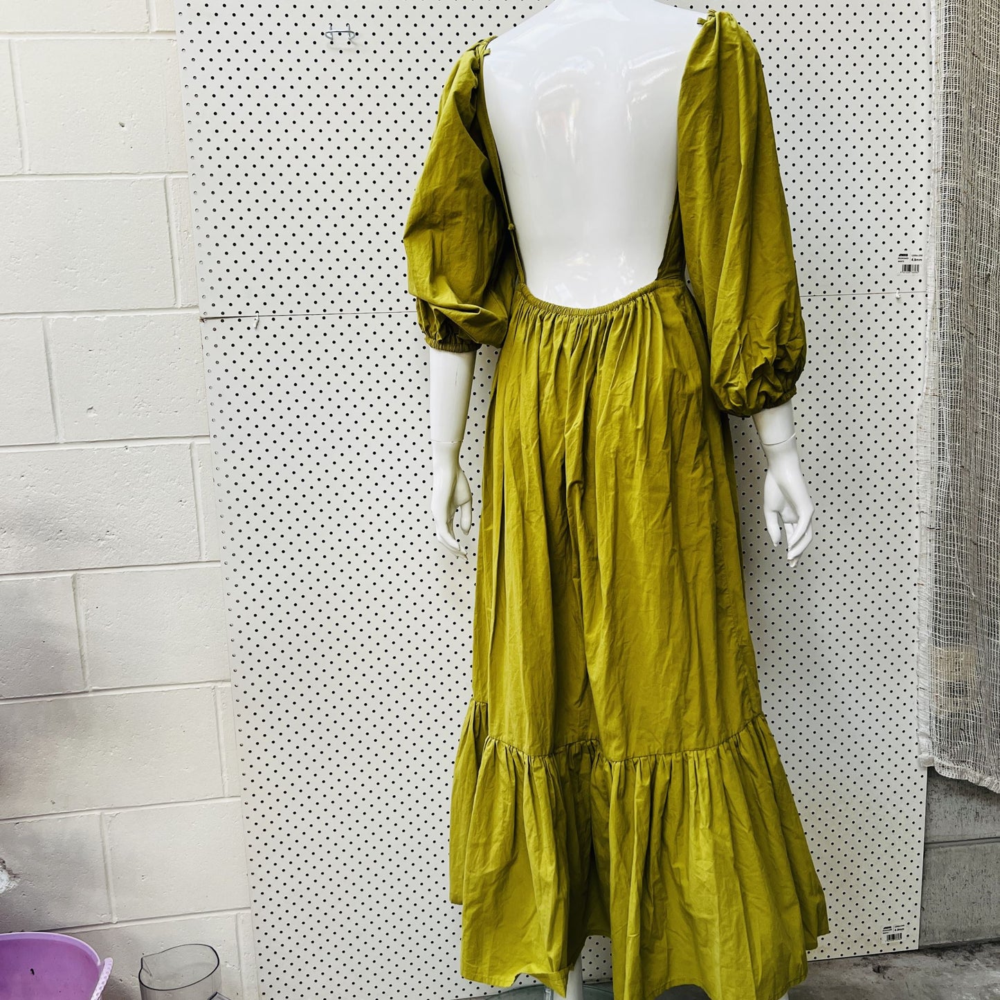 Florence Eugene / Antoinette Dress in green / s / made in nz (3861189615082251130)
