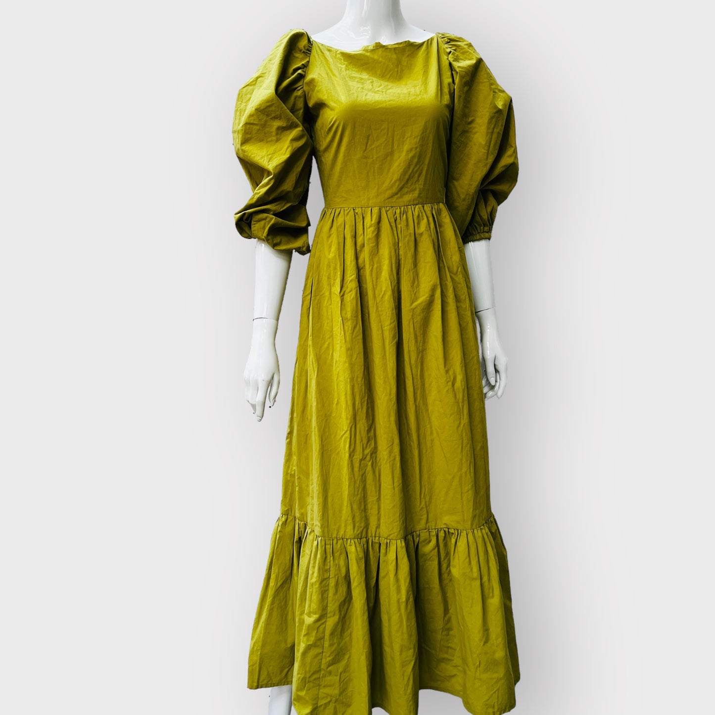 Florence Eugene / Antoinette Dress in green / s / made in nz (3861189789001598680)