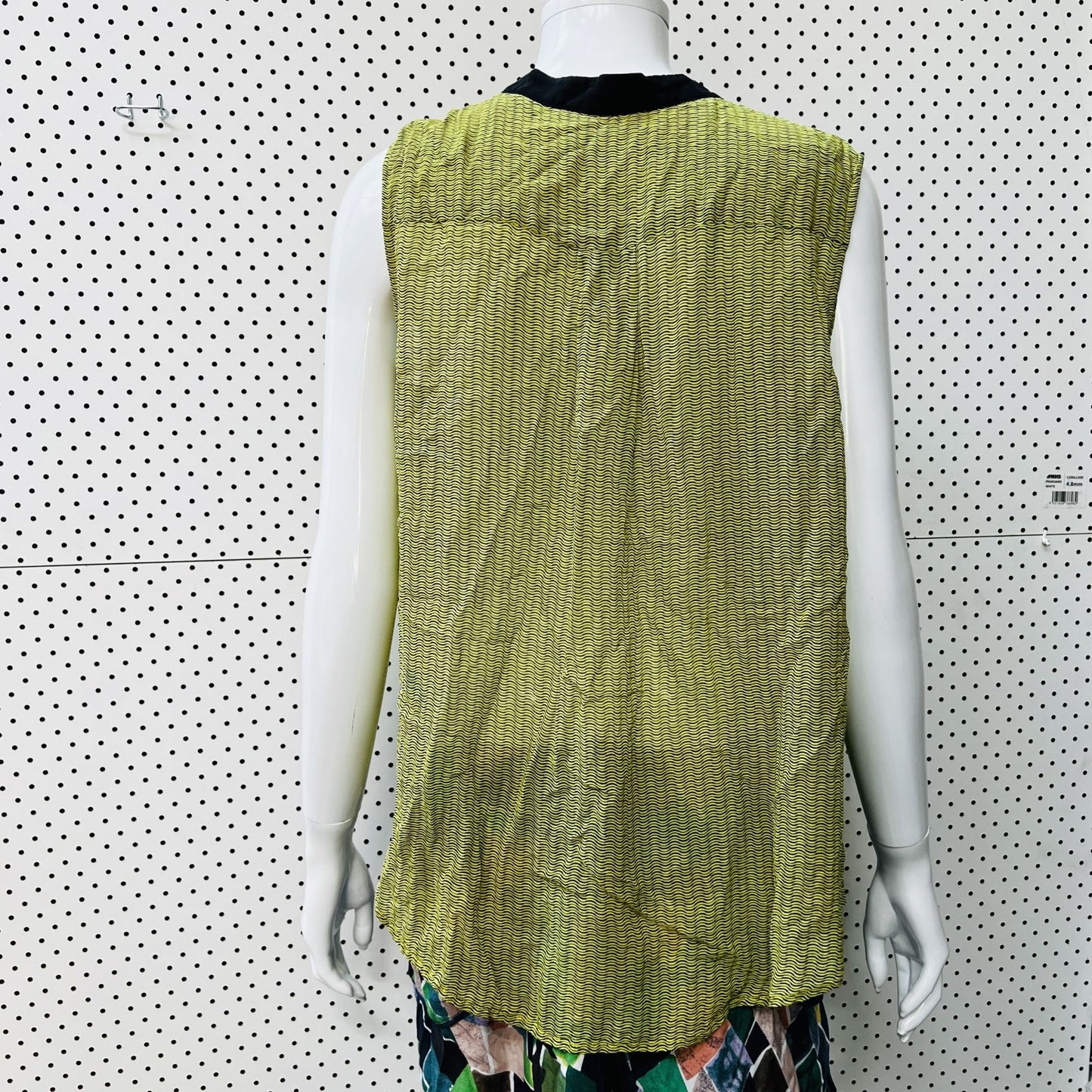 MARCS / 100% silk / sleeveless green shirt / 14 (3861614378833913625)