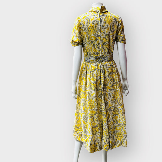 1960s nz vintage / SOUTHWELL / light gauze dress / s (3861872157604437022)