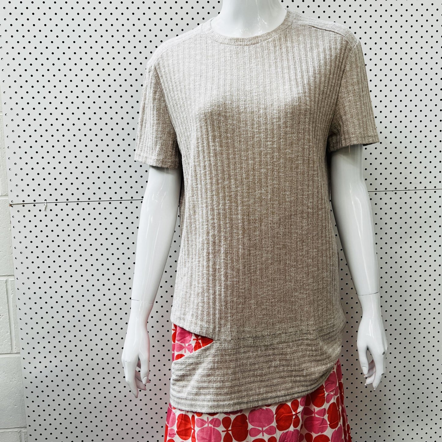 THE FIFTH LABEL / ribbed tee with dropped waist / s (3862147142012915203)