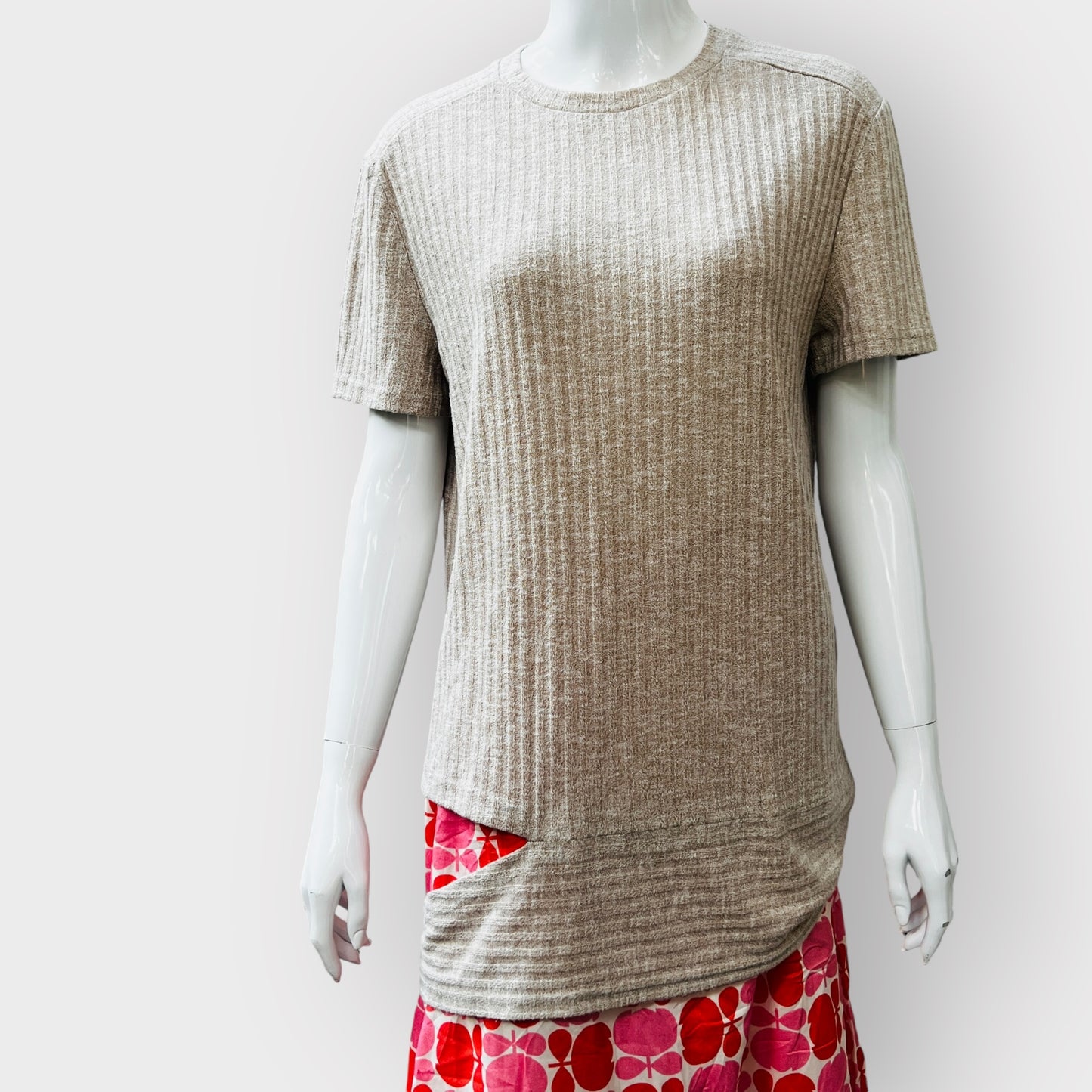 THE FIFTH LABEL / ribbed tee with dropped waist / s (3862147477877672550)
