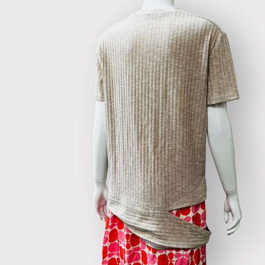 THE FIFTH LABEL / ribbed tee with dropped waist / s (3862147481649141236)