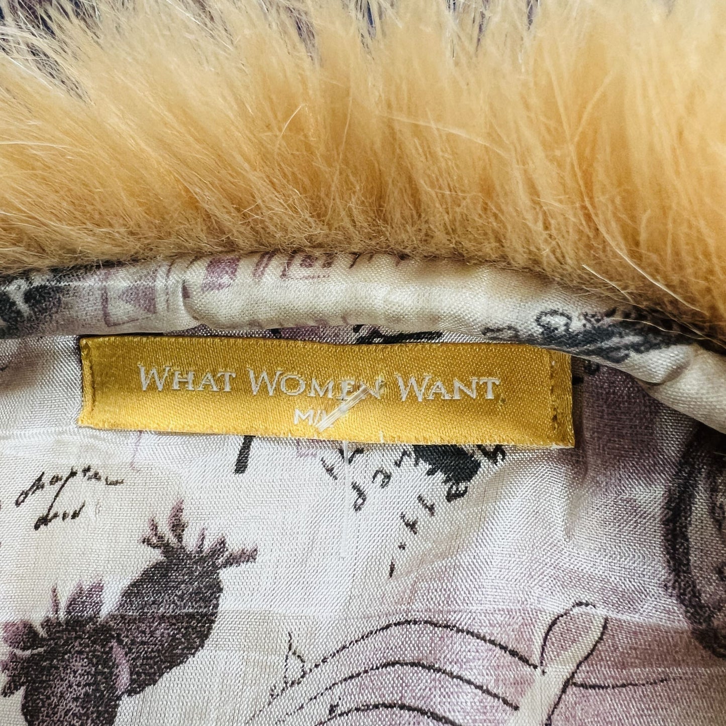 WHAT WOMEN WANT / faux fur vest / M/L (3862307011374042940)