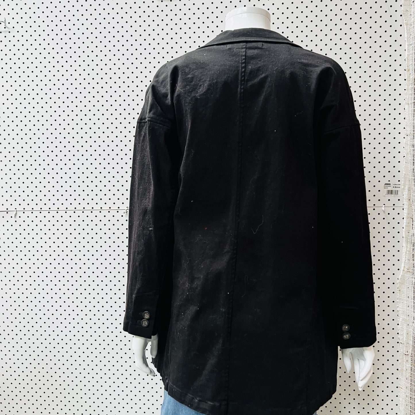 JOSHUA K / double breasted cotton blazer / m (3862307034938076168)