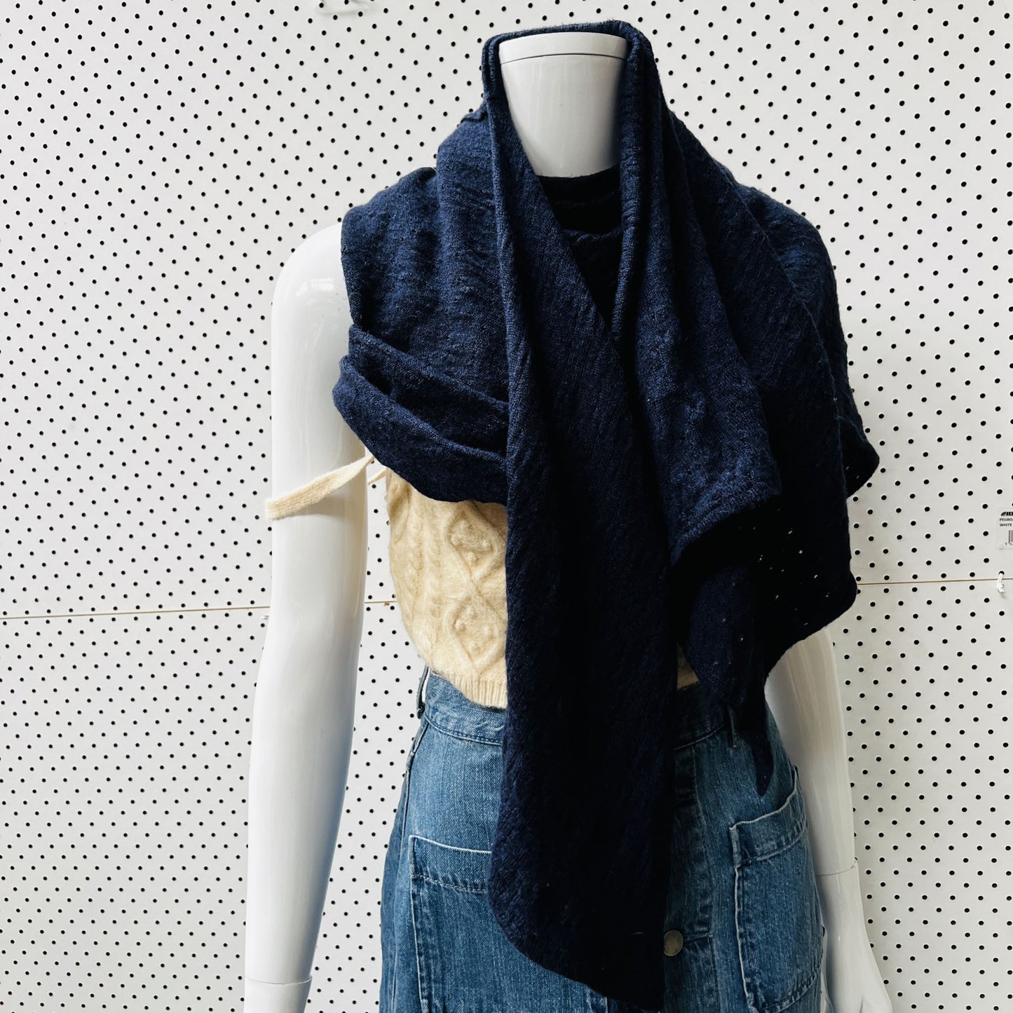UNTOUCHED WORLD / wool wrap / poncho / scarf (3862307135783904251)