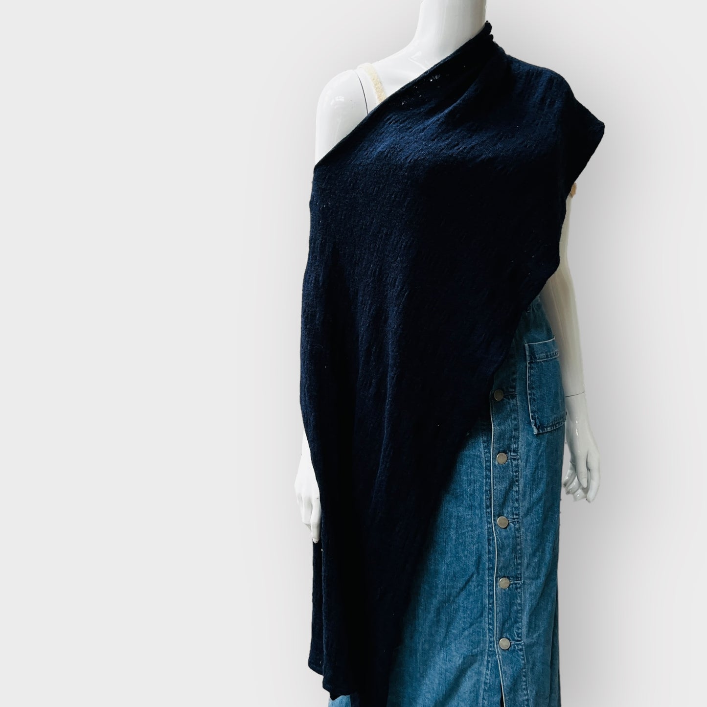 UNTOUCHED WORLD / wool wrap / poncho / scarf (3862307342153111280)