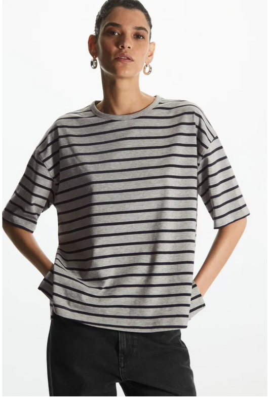 COS / Relaxed-Fit Striped T-Shirt / s (3864027292914841704)