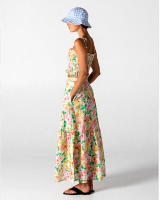 RUBY / bonnie maxi skirt in gingham / s (3864549348067669778)