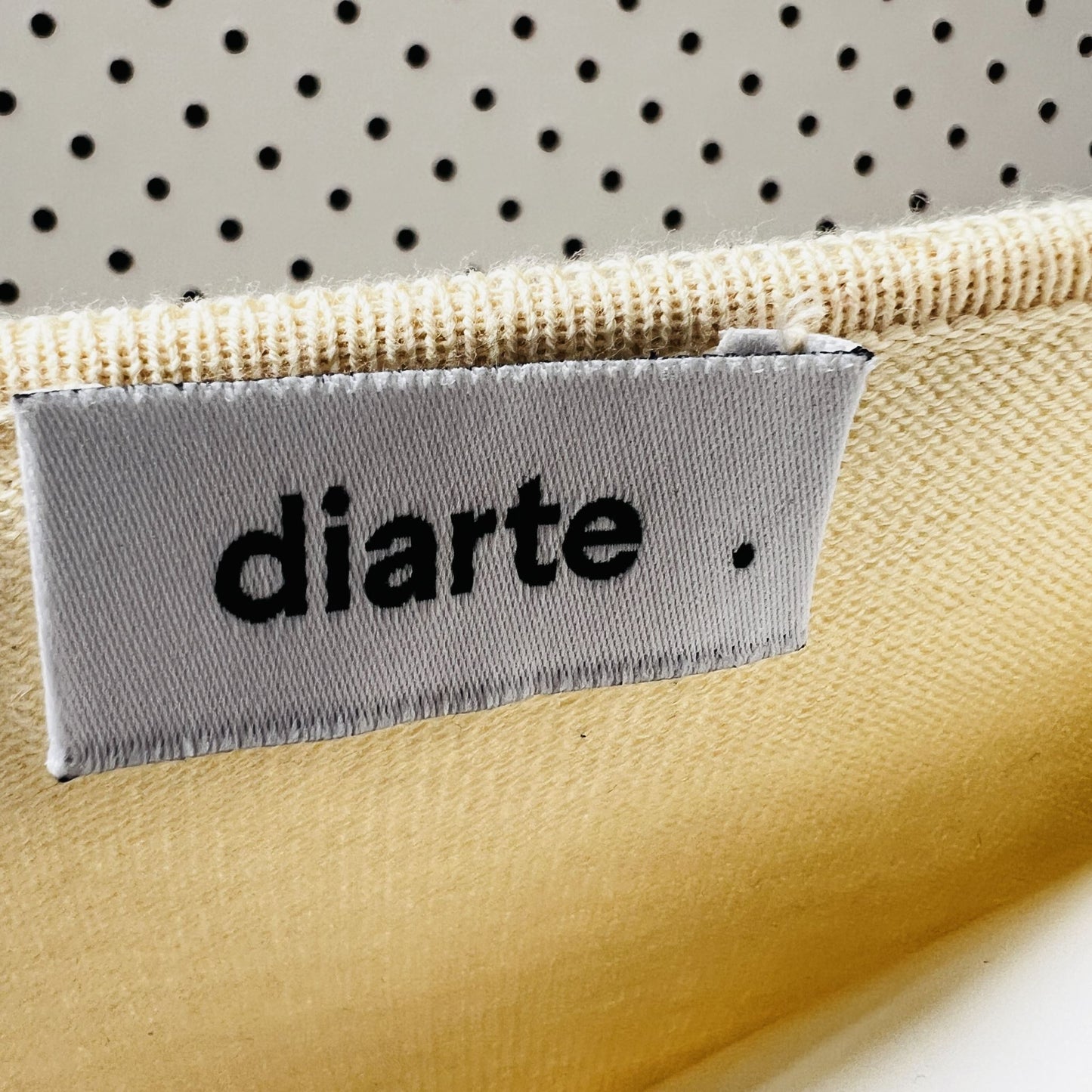DIARTE / butter cotton midi dress / M (3864629191260631192)