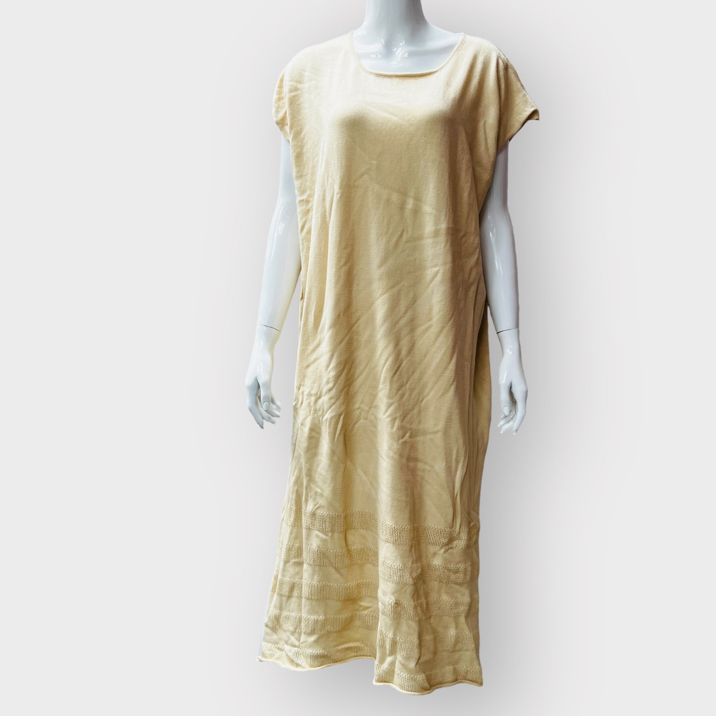 DIARTE / butter cotton midi dress / M (3864629528444935921)