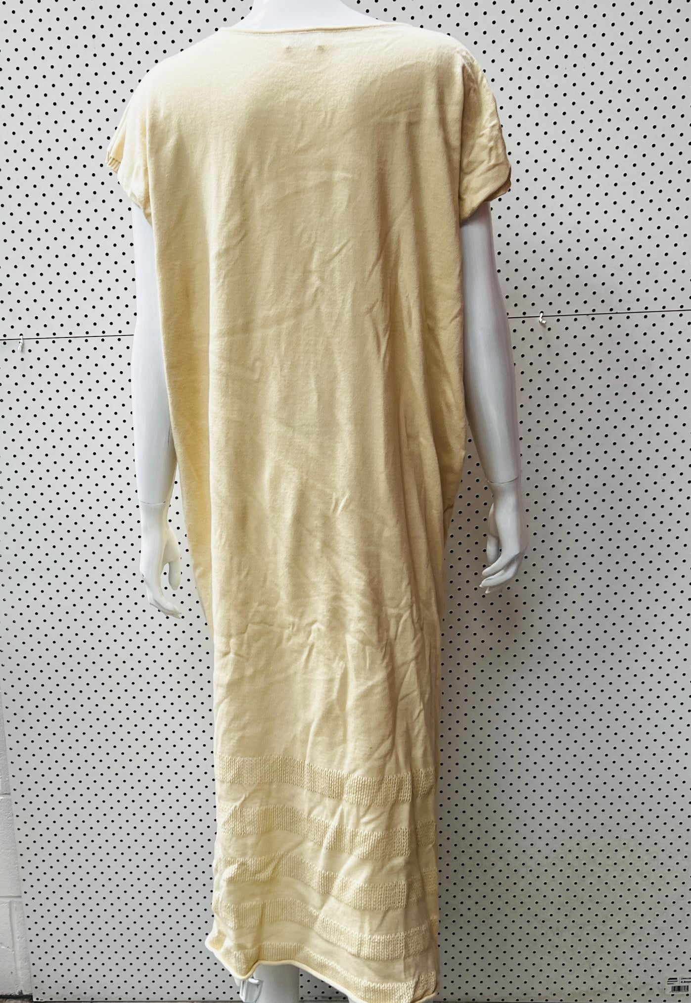 DIARTE / butter cotton midi dress / M (3864631402555120221)