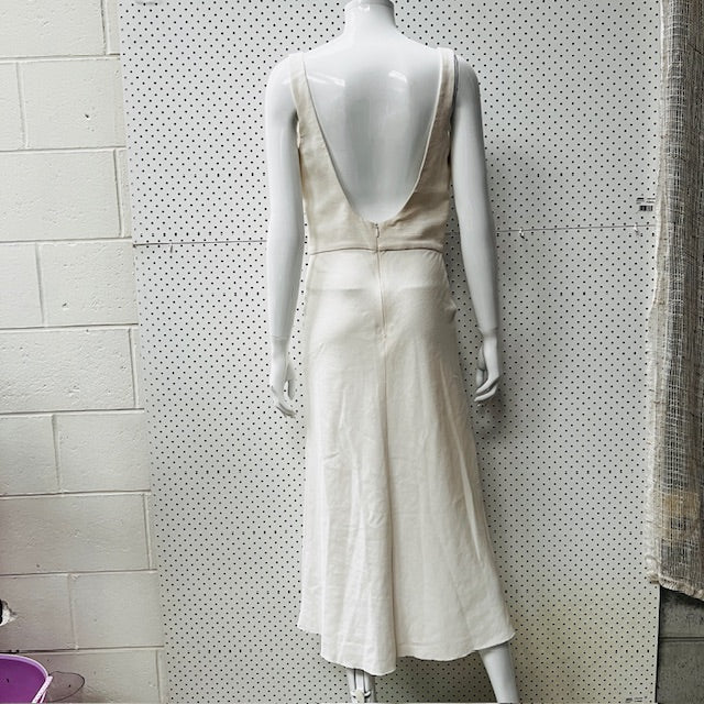 buy or rent / BEC + BRIDGE / brigette ivory midi dress / 10 (3865317717309381053)