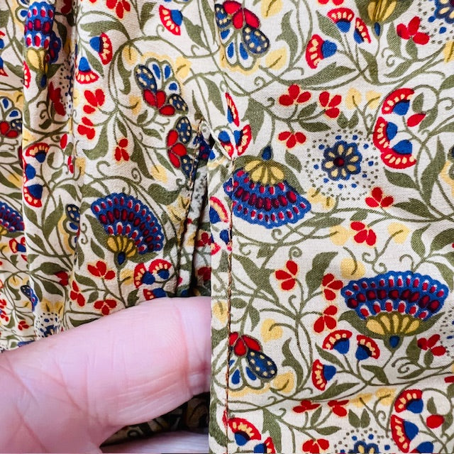 italian vintage / pure silk skirt / s (3866348380517917433)