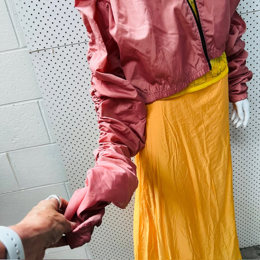 BOOHOO / jacket with very long sleeves for ruching / m (3866431421883639234)