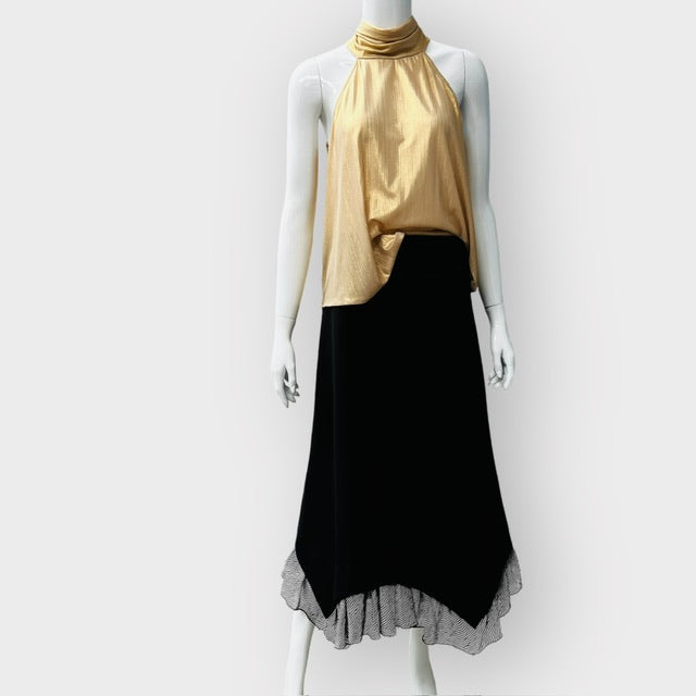1990s nz vintage / VAMP / midi skirt / s (3866432346631533124)