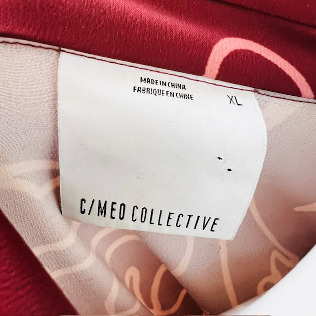 C/MEO collective / wrap dress / XL (3867482063298447004)