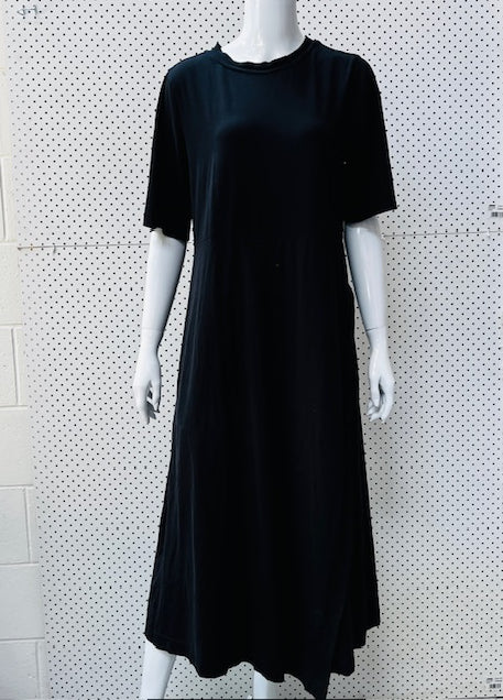black modal day dress / s/m (3867483831073638200)