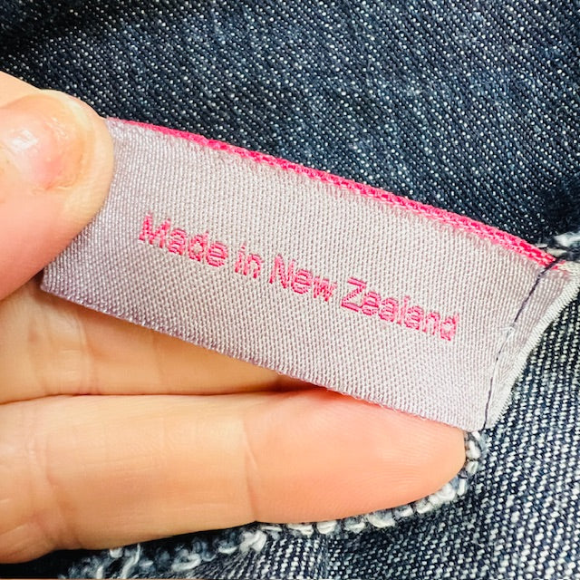 1990s nz vintage / STRANGER denim skirt / m / made in nz (3867562364864346578)