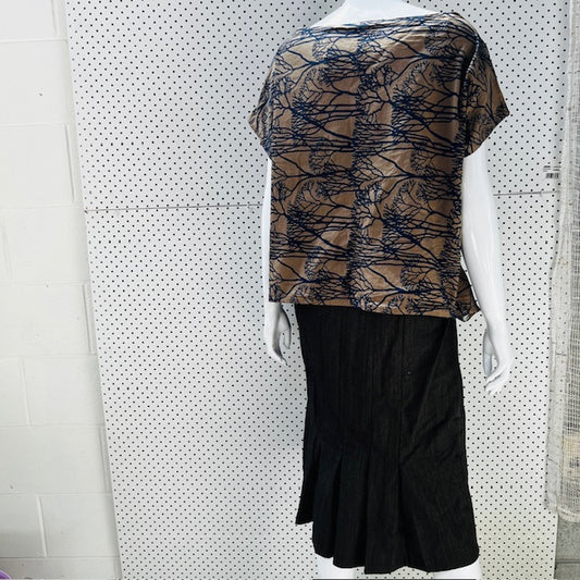 ZAMBESI / 'smallville' wool skirt / 14 / made in nz (3867665587816645761)