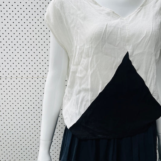 REPERTOIRE / black + white top / 2 / made in nz (3868259940515316911)