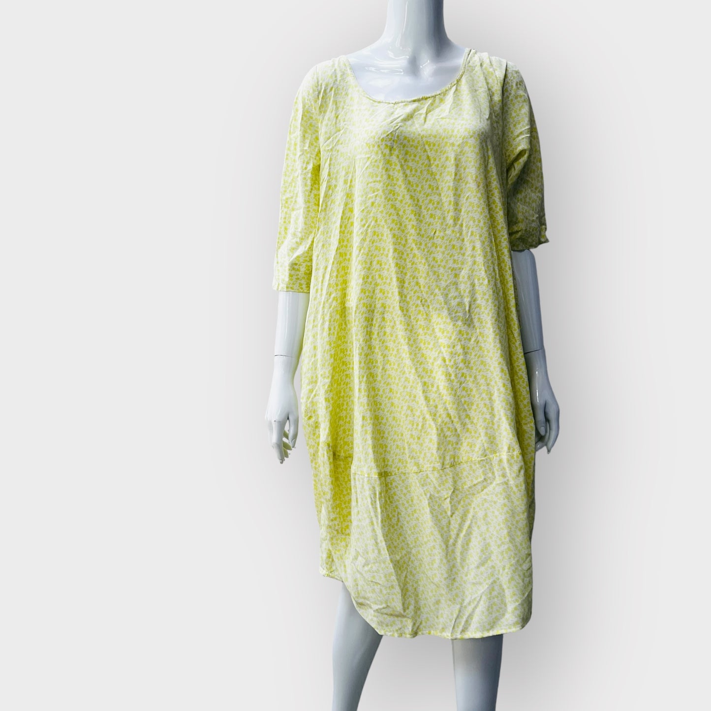 PATRICIA / 100% silk dress / free size (3868349549196395910)
